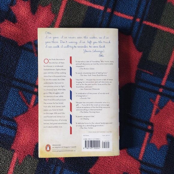 📚 3/$15 or 5/$20 📚 Canada Reads 25 Novel - Etta and Otto and Russell and James - Picture 2 of 2
